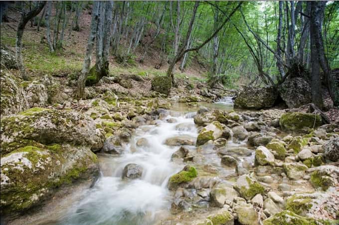 Река Аузун-Узень — вода Большого каньона: Пания, Ванна молодости, Коккозка