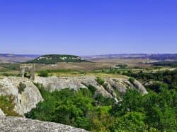 Замок Кыз-Куле на плато Топшан — дозорная башня с воротами у Эски-Кермена