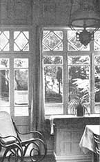 At veranda of Chekhov house-museum Veranda